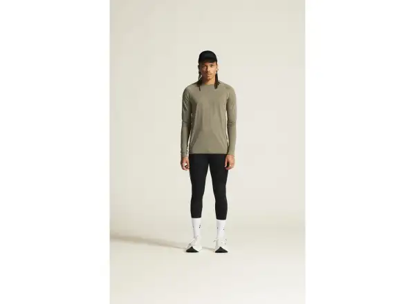 Craft Core Dry Active Comfort męska koszulka z długim rękawem brązowa