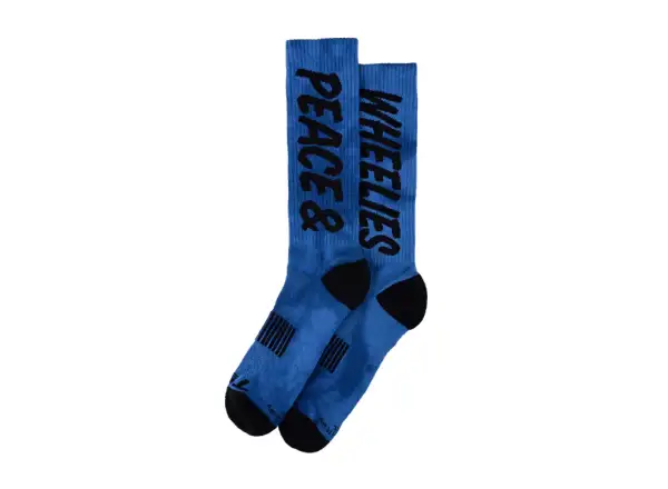 Troy Lee Designs Performance Peace & Wheelies skarpetki Cobalt
