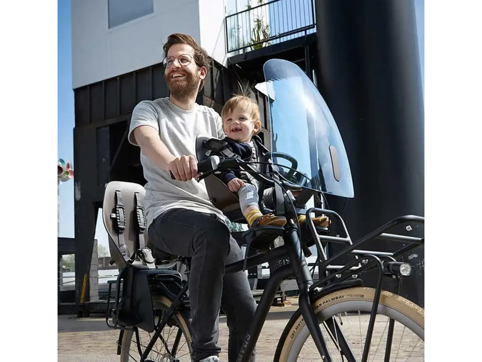 Urban Iki Ta-ke tylne siedzenie rowerowe do bagażników MIK Koge Brown/Kurumi Brown