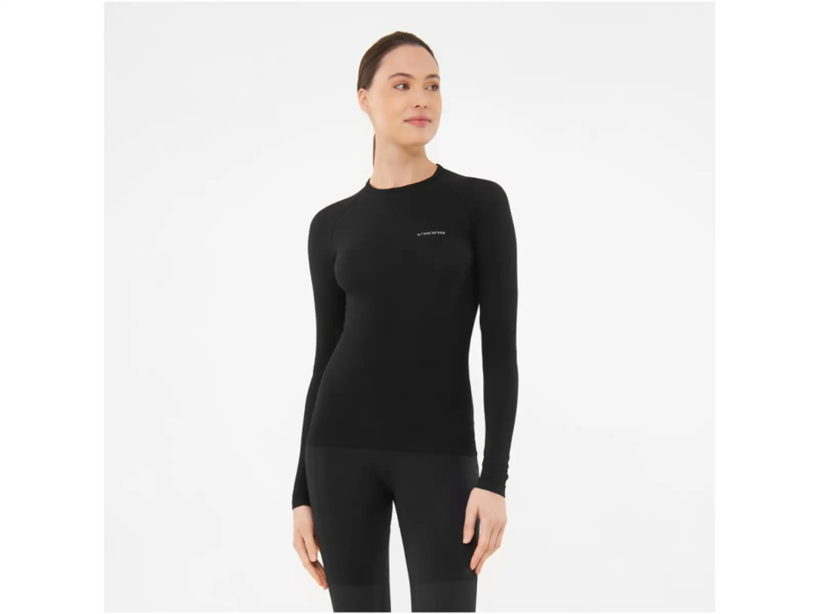 Viking unisex koszulka funkcyjna z długim rękawem Black