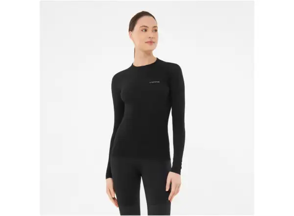 Viking unisex koszulka funkcyjna z długim rękawem Black