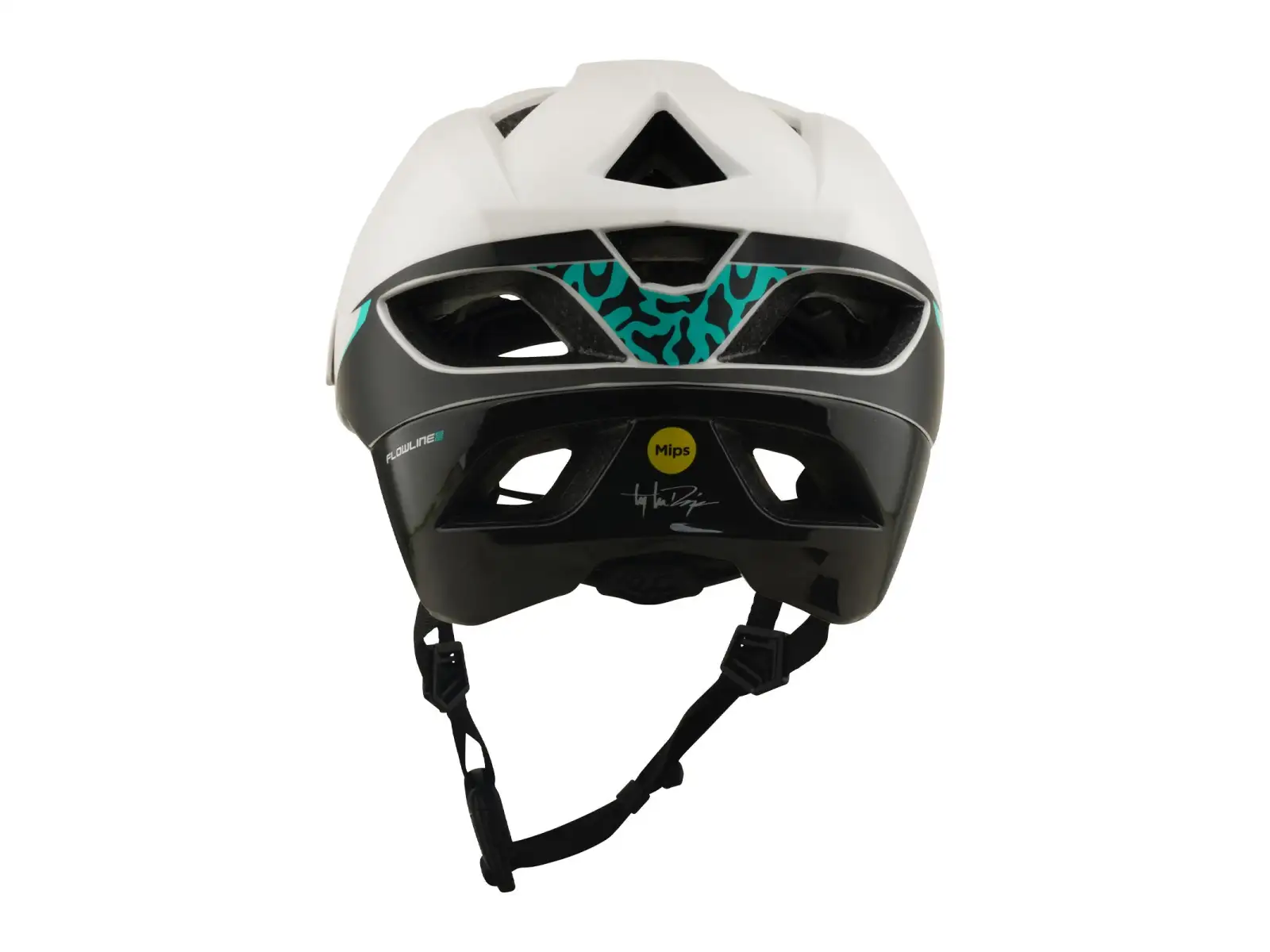 Troy Lee Designs Flowline SE MIPS kask Stacks Pumice/Real Teal