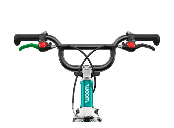 Woom GO 1 Plus rowerek biegowy dla dzieci 14" Metallic Turquoise