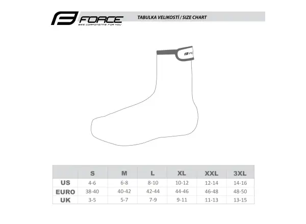 Force Neoprene Road ochraniacze na buty rowerowe