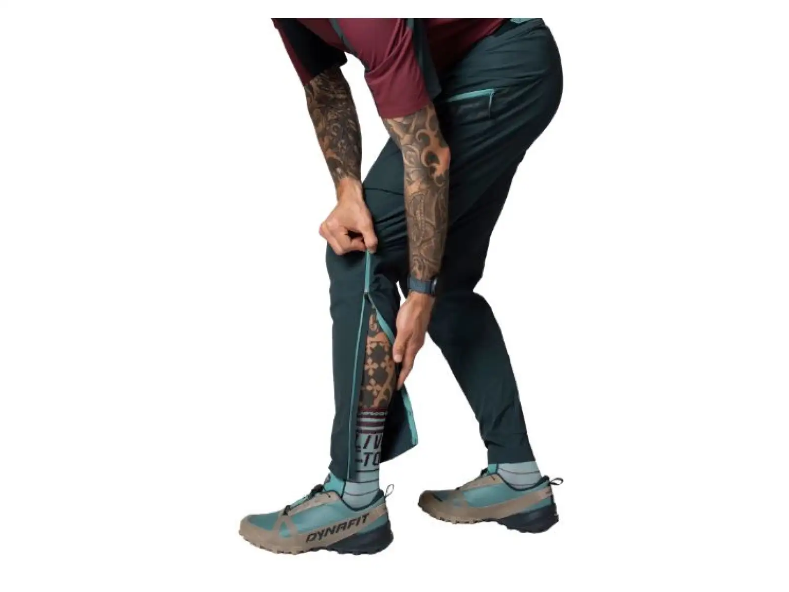 Dynafit Ride Dynastretch męskie MTB spodnie Blueberry/Storm Blue