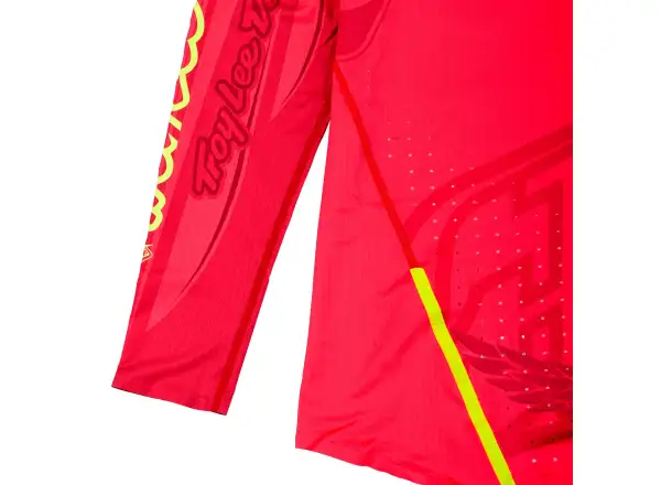 Troy Lee Designs Sprint Ultra Ghostwing męska koszulka z długim rękawem Infra Red