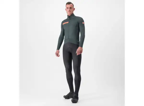 Castelli Beta RoS męska kurtka Rover Green/Red Orange