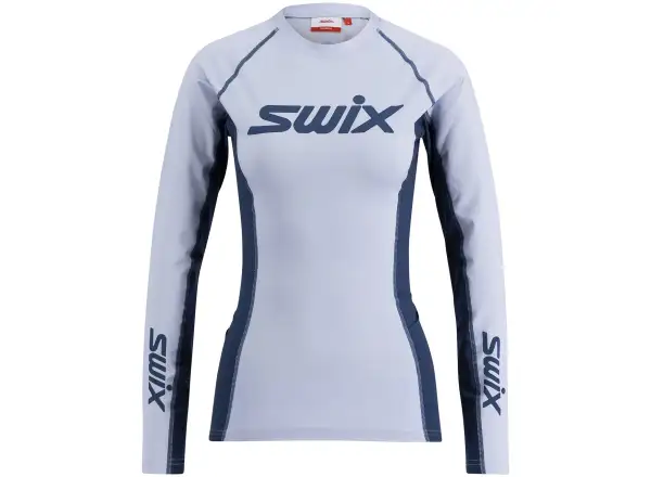 Swix RaceX Dry damska koszulka z długim rękawem Heather/Lake Blue