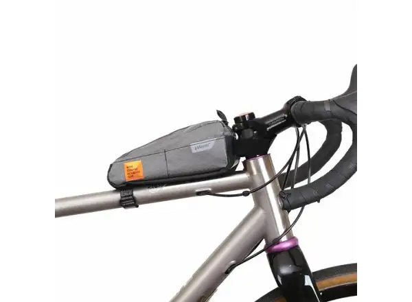 Woho X-Touring Top-Tube torba na ramę 850 ml Honeycomb Iron szara