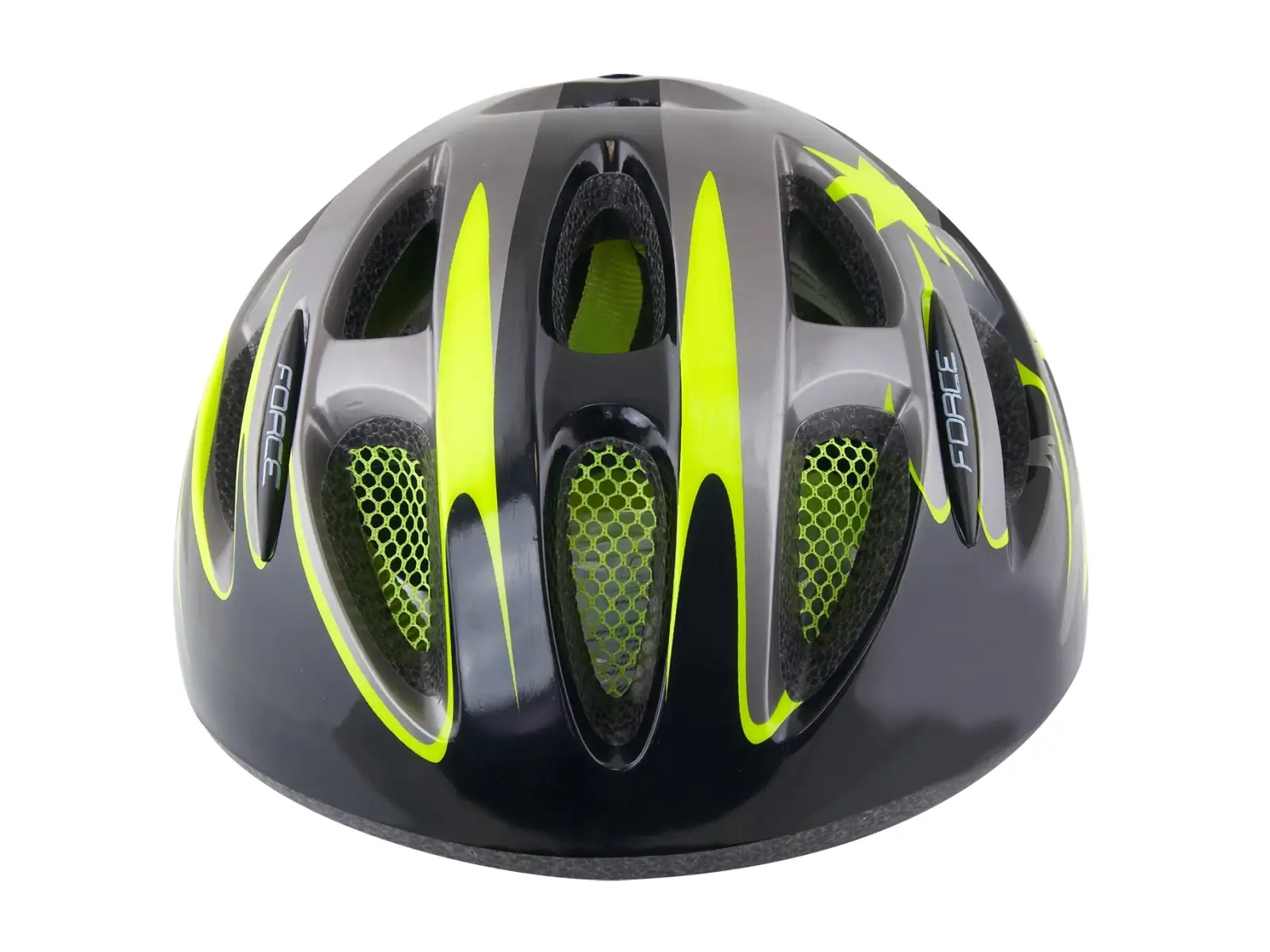 Force Lark dziecięcy kask czarna/fluo