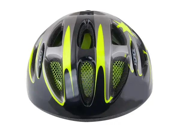 Force Lark dziecięcy kask czarna/fluo