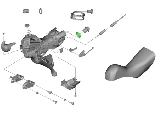 Shimano Y0C514000 pierścień łączący