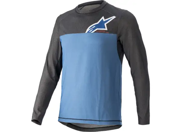 Alpinestars ALPS 8.0 L/S męska koszulka z długim rękawem Mid Blue/Black Coral