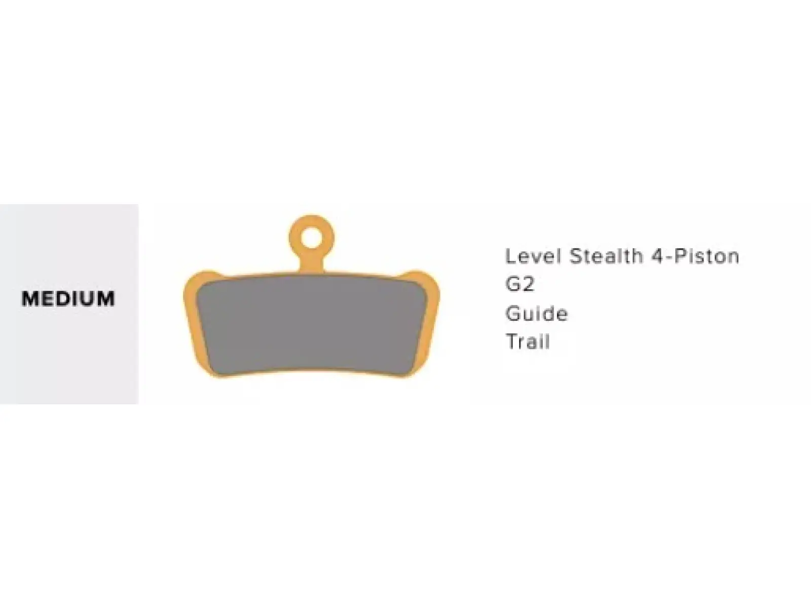 Sram Guide/G2 klocki hamulcowe Fe Medium organiczne - opakowanie montażowe