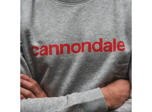 Cannondale Lifestyle bluza długi rękaw Heather Grey/Rally Red