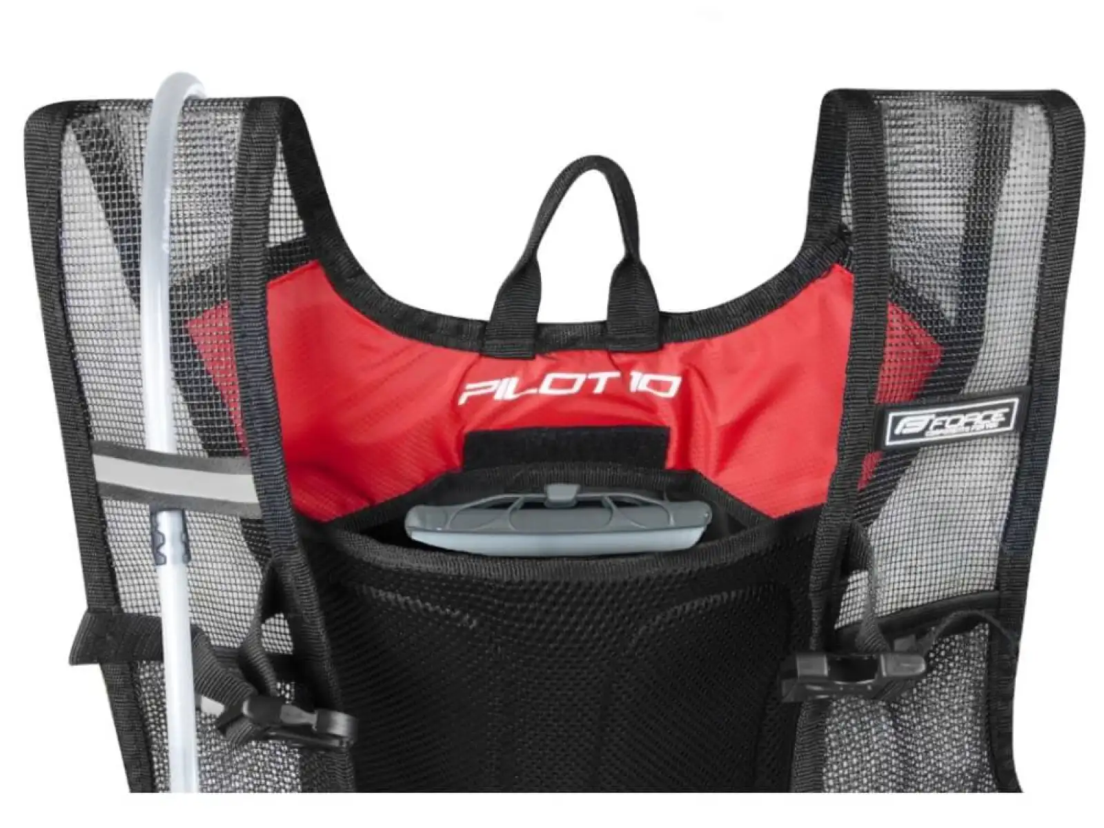 Force Pilot Plus plecak 10+2 l rezerwuar czarna/czerwona
