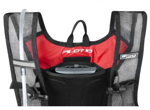 Force Pilot Plus plecak 10+2 l rezerwuar czarna/czerwona