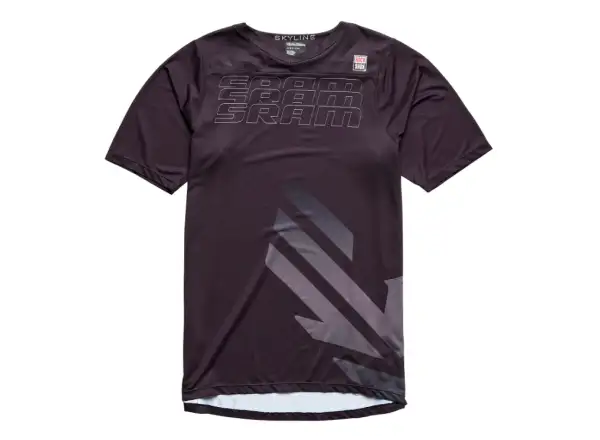 Troy Lee Design Skyline SRAM Eagle One męska koszulka z krótkim rękawem Black