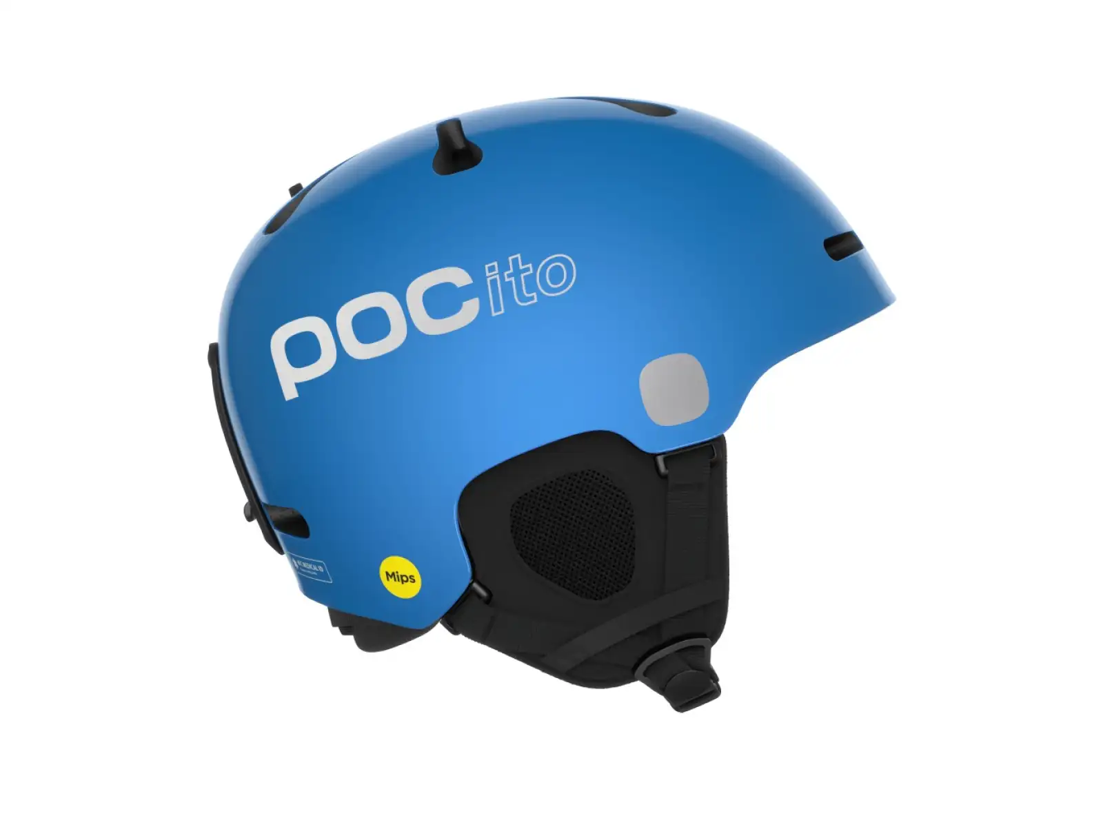 POC POCito Fornix MIPS dziecięcy kask narciarski Fluorescent Blue