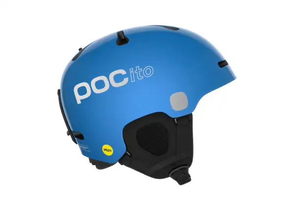 POC POCito Fornix MIPS dziecięcy kask narciarski Fluorescent Blue