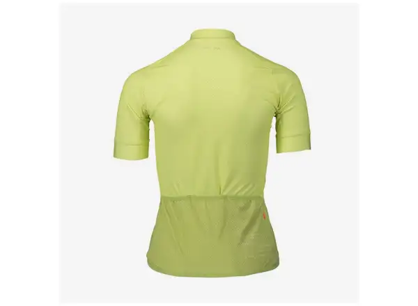 POC Essential Road Logo Jersey damski strój krótki rękaw Lemon Calcite