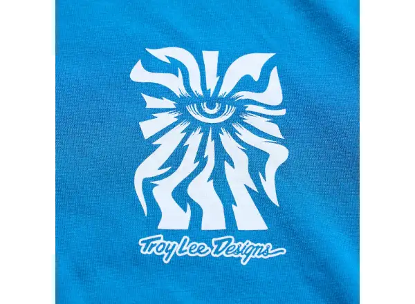 Troy Lee Designs Skyline Ride dziecięca koszulka One Eye Aero Blue