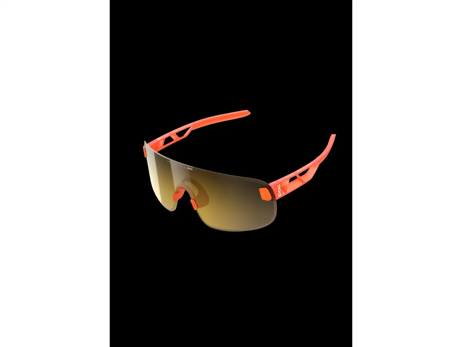 POC Elicit okulary przeciwsłoneczne Fluorescent Orange Translucent/Clarity Road/Partly Sunny Gold