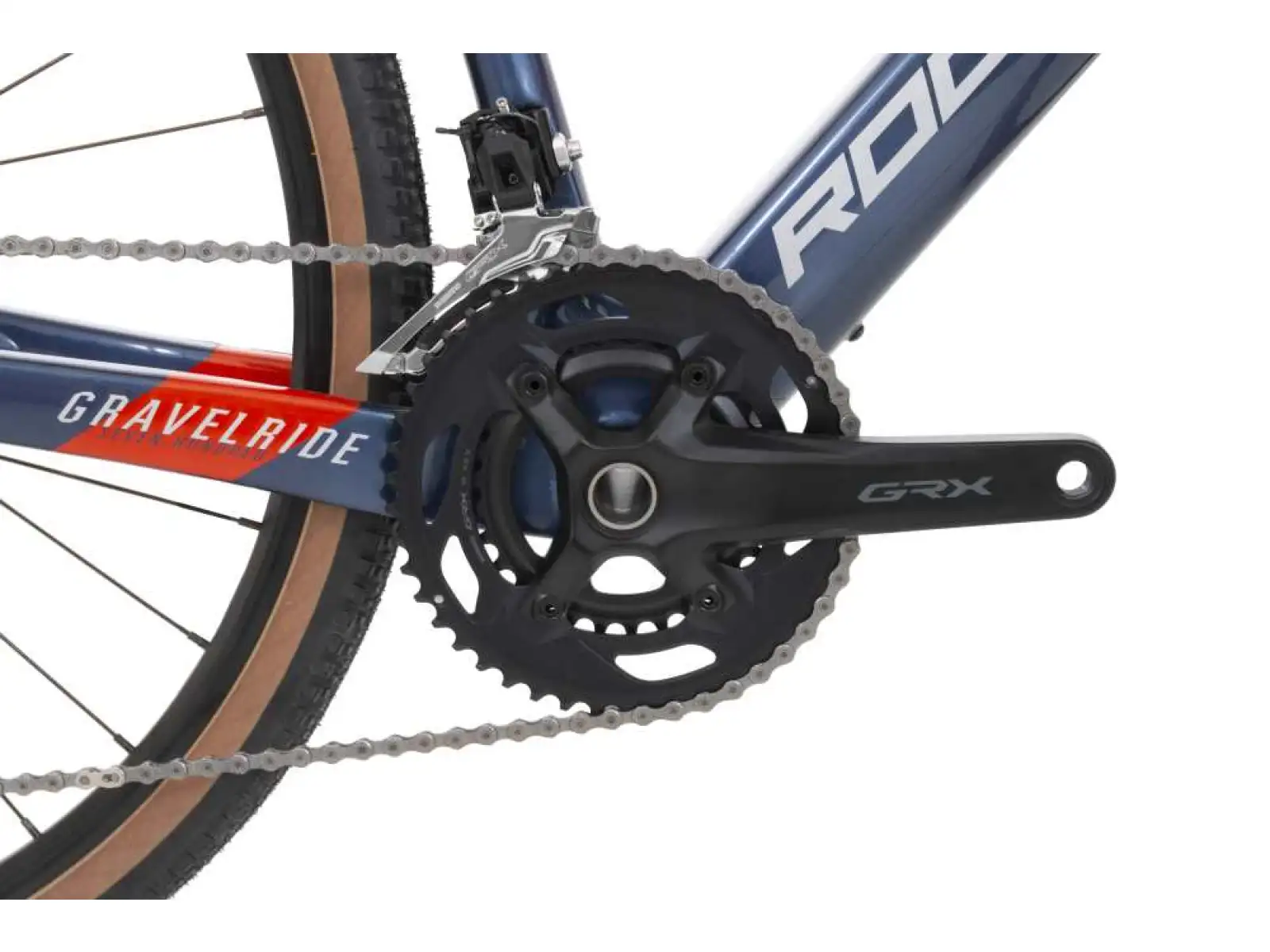 Rock Machine Gravelride CRB 700 gravel rower gloss dark blue/brick orange/silver