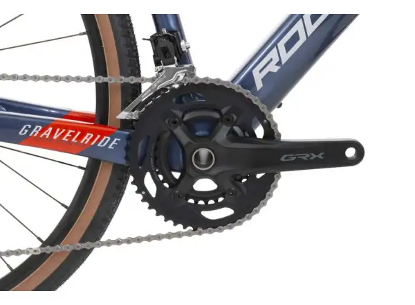 Rock Machine Gravelride CRB 700 gravel rower gloss dark blue/brick orange/silver