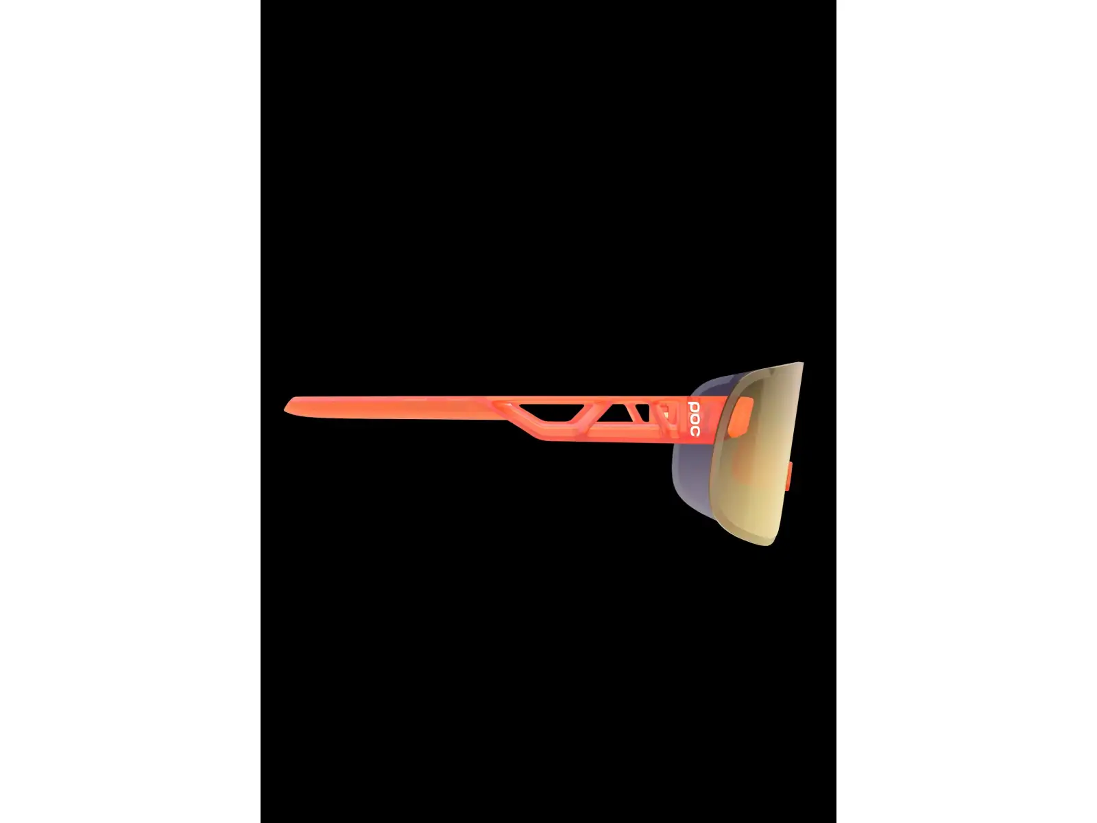 POC Elicit okulary przeciwsłoneczne Fluorescent Orange Translucent/Clarity Road/Partly Sunny Gold