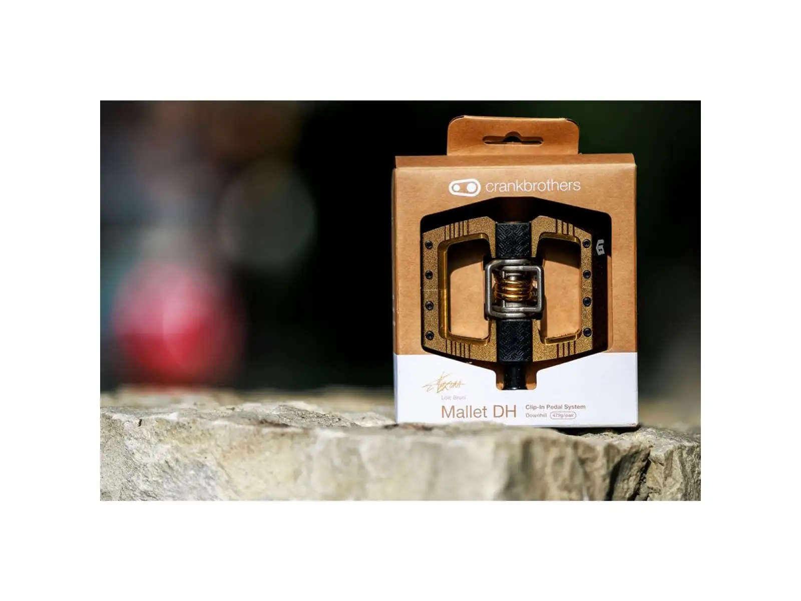 Crankbrothers Mallet DH Loic Bruni Signature Bronze Edition pedały zatrzaskowe