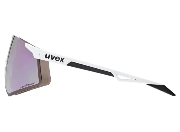 Uvex Pace Perform S ColorVision okulary White Matt/Mirror Lavender
