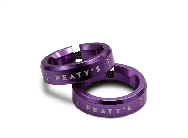 Peaty's Monarch Lock Ring obejma gripu Violet
