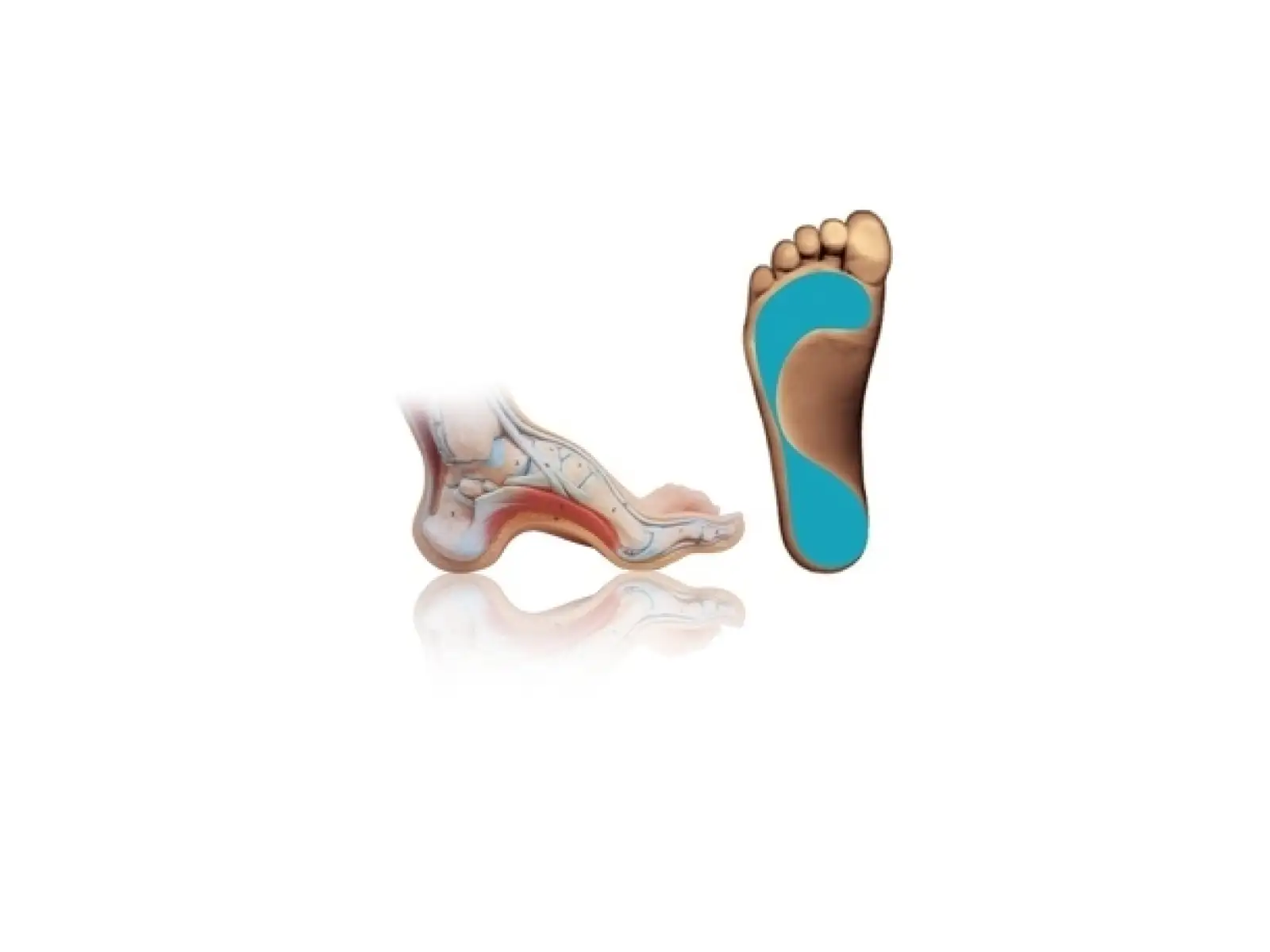 Sidas 3feet Comfort CZ High Arch wkładki do butów wysoki łuk 1 para