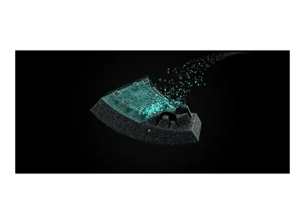 Lazer Vento KinetiCore kask czarna/srebrna