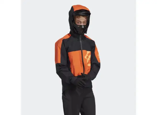 Five Ten Rain męska kurtka Black/Semi Impact Orange