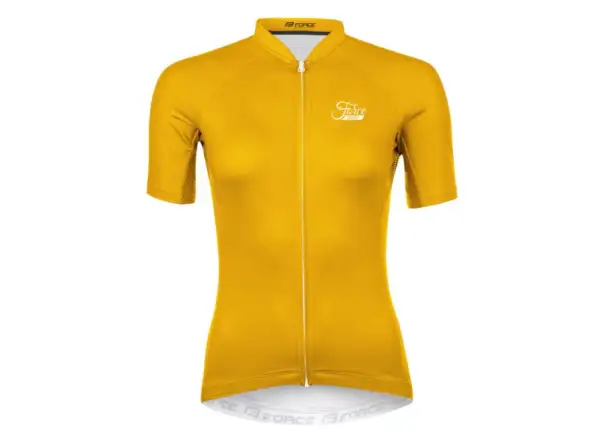 Force Pure damski dres krótki rękaw żółta