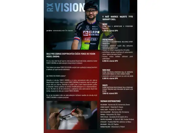 Force RX Vision Foto soczewka dioptryczna fotochromatyczna