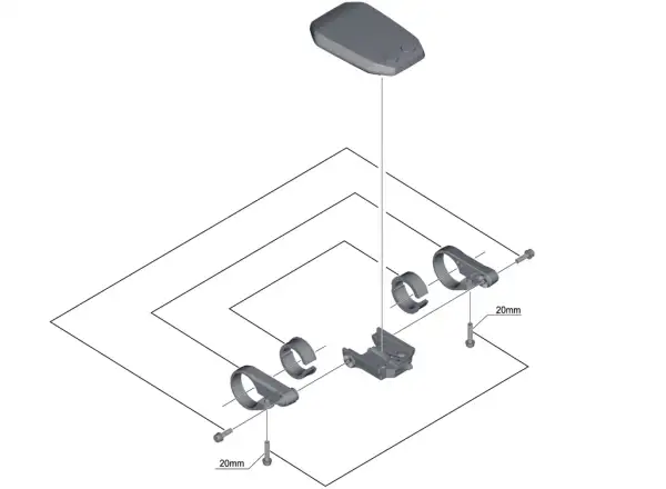 Shimano STePS SC-E6010 wyświetlacz + obejma 31,8 mm