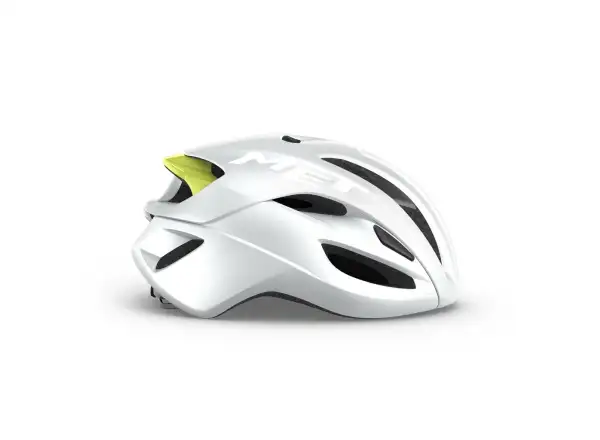 MET Rivale MIPS kask Undyed White/Lime