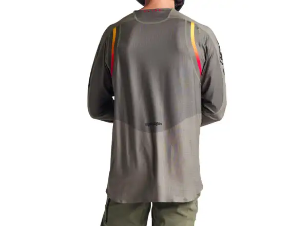 Troy Lee Designs Sprint Ultra męska koszulka z długim rękawem Pinned Olive
