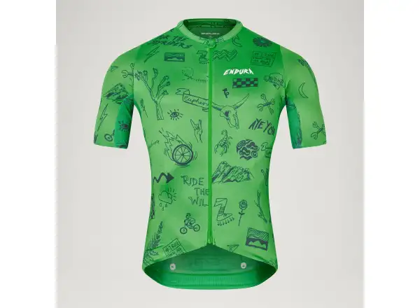 Endura Pro SL męska koszulka kolarska krótki rękaw Emerald