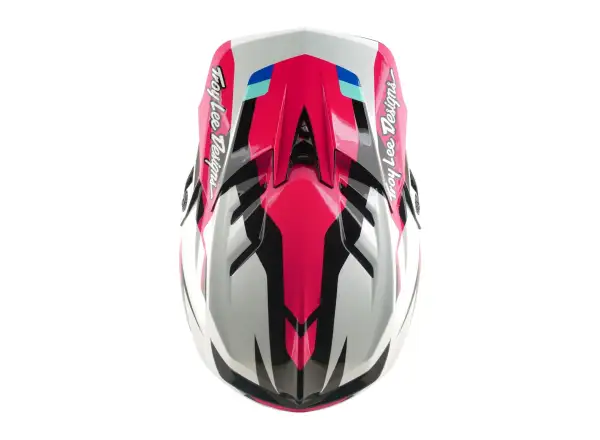 Troy Lee Designs D4 Polyacrylite MIPS kask Roamer Magenta