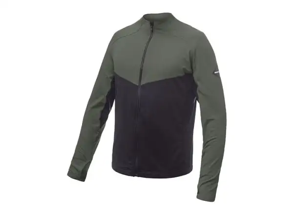 Sensor Coolmax Thermo męska bluza czarna/Olive Green
