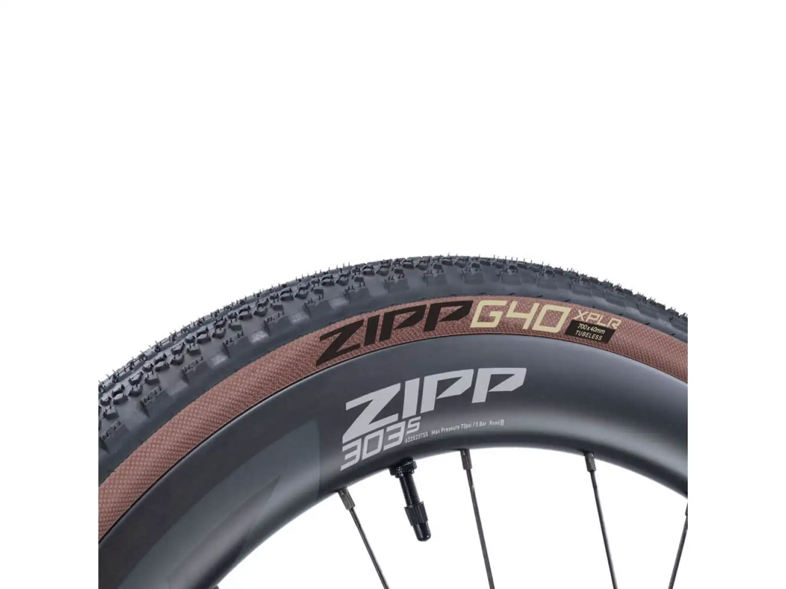 Zipp G40 XPLR gravel opona 40-622 czarna/brązowa