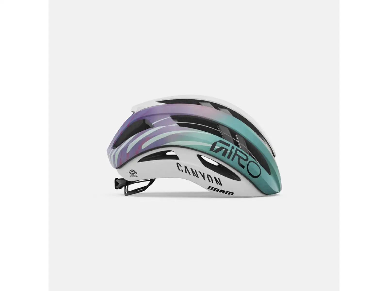 GIRO Aries Spherical kask Mat White/Black CSR