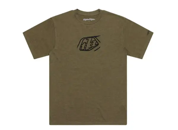 Troy Lee Designs Badge koszulka krótki rękaw Olive Heather