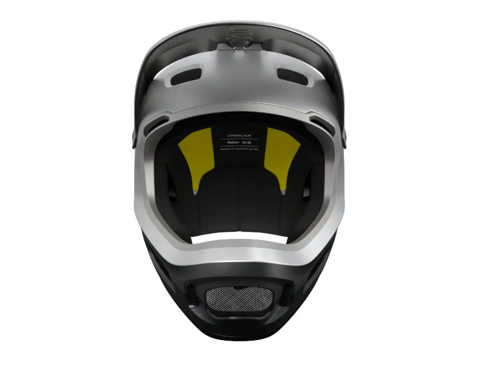 POC Coron Air MIPS kask Argentite Silver/Uranium Black Matt