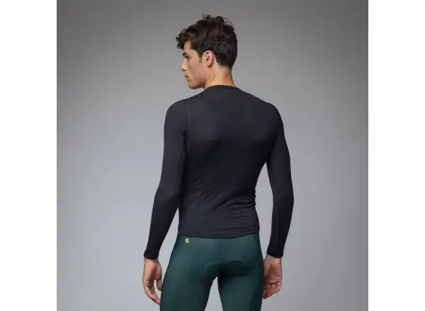 Alé Intimo Merino męska bielizna termoaktywna z długim rękawem Black