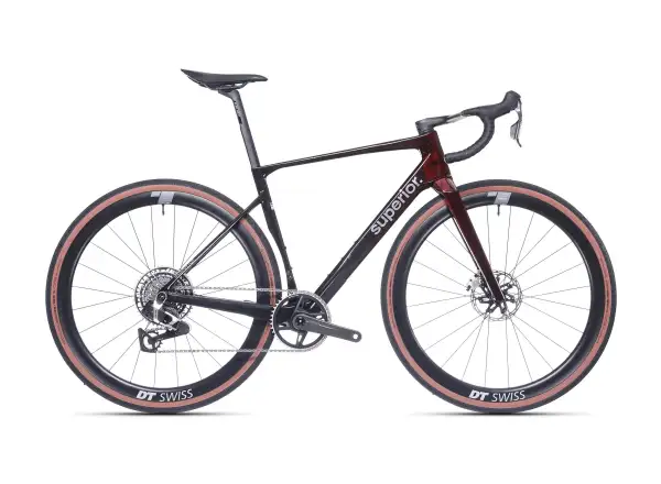 Superior XR 9.9 GR rower żwirowy Matte Carbon/Gloss Red
